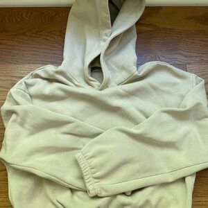 Cream Hooded Sweatshirt